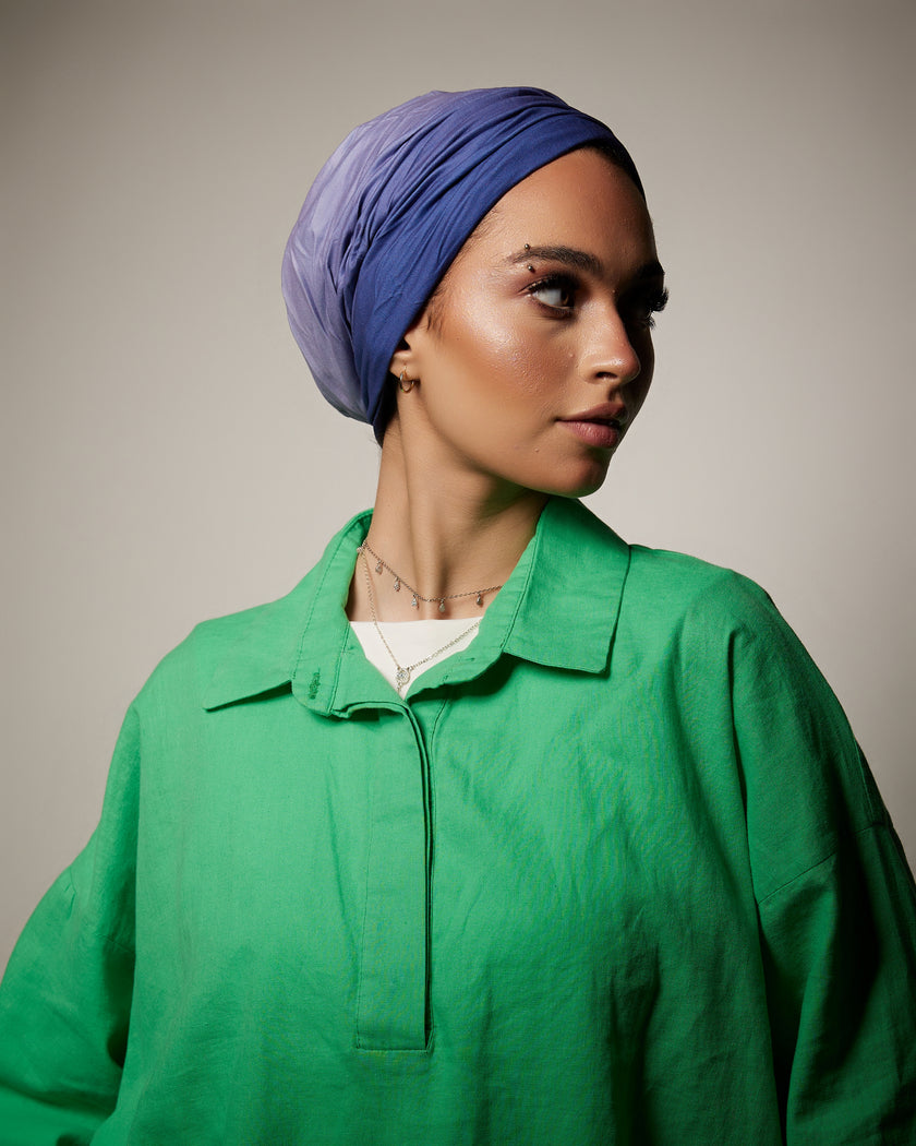 Plisse Ombre Turban