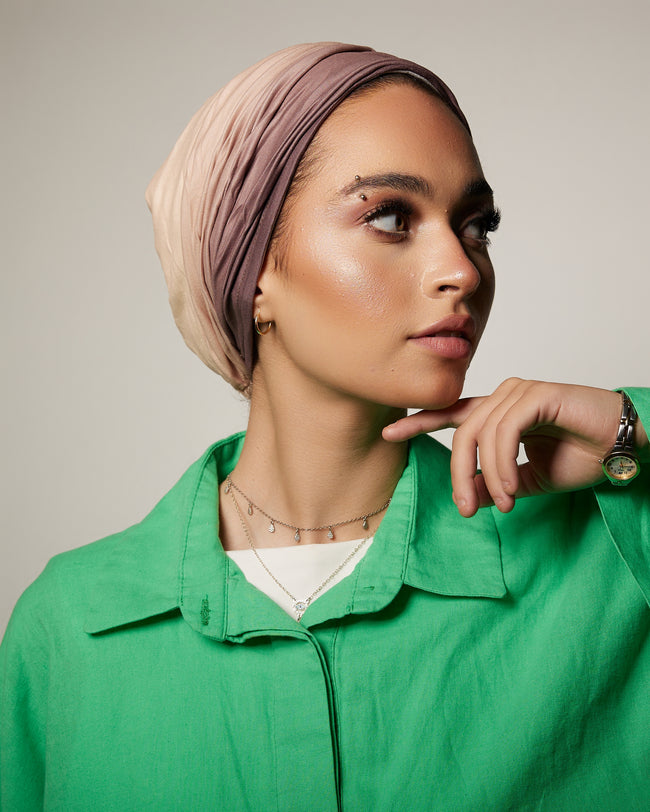 Plisse Ombre Turban