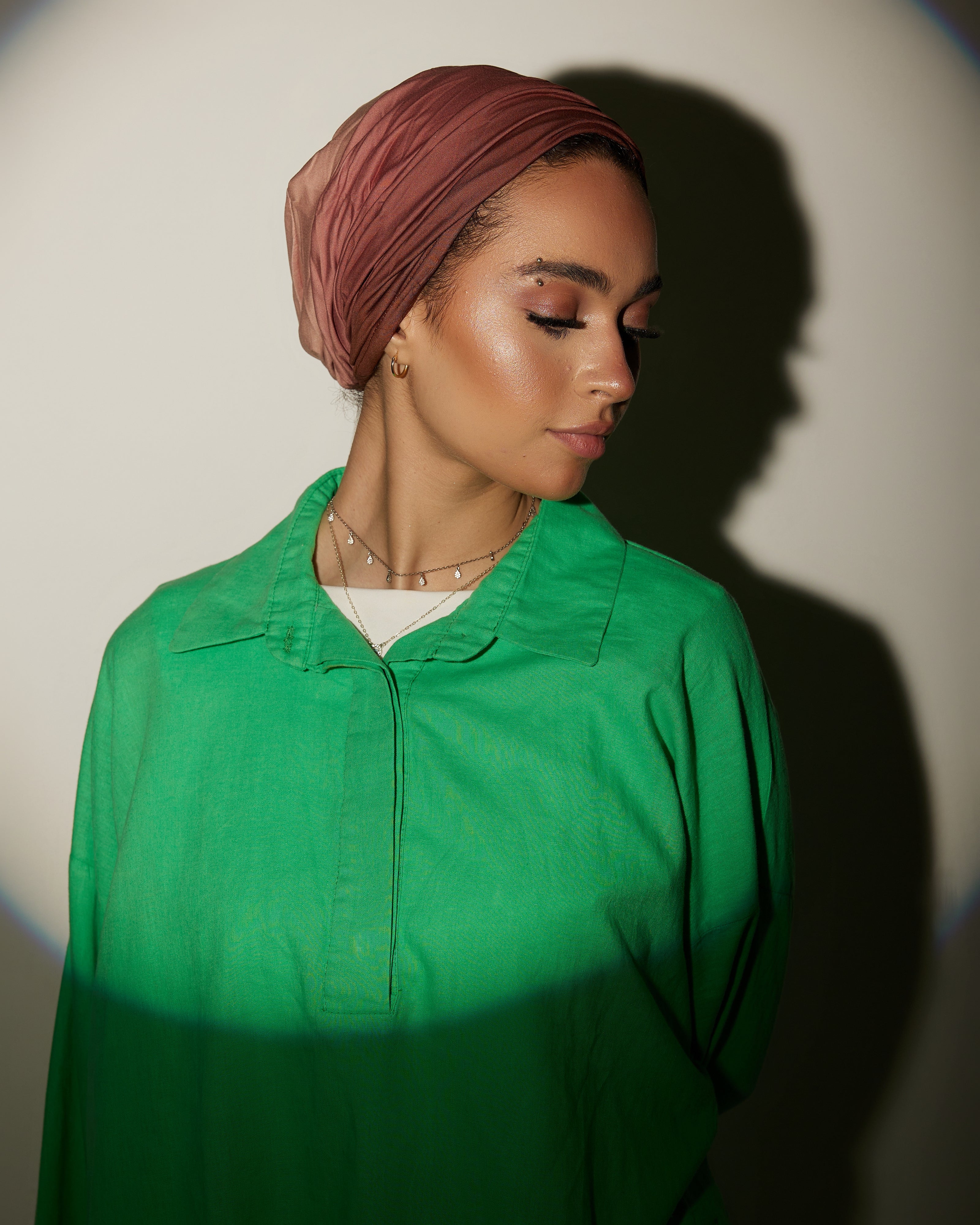 Plisse Ombre Turban