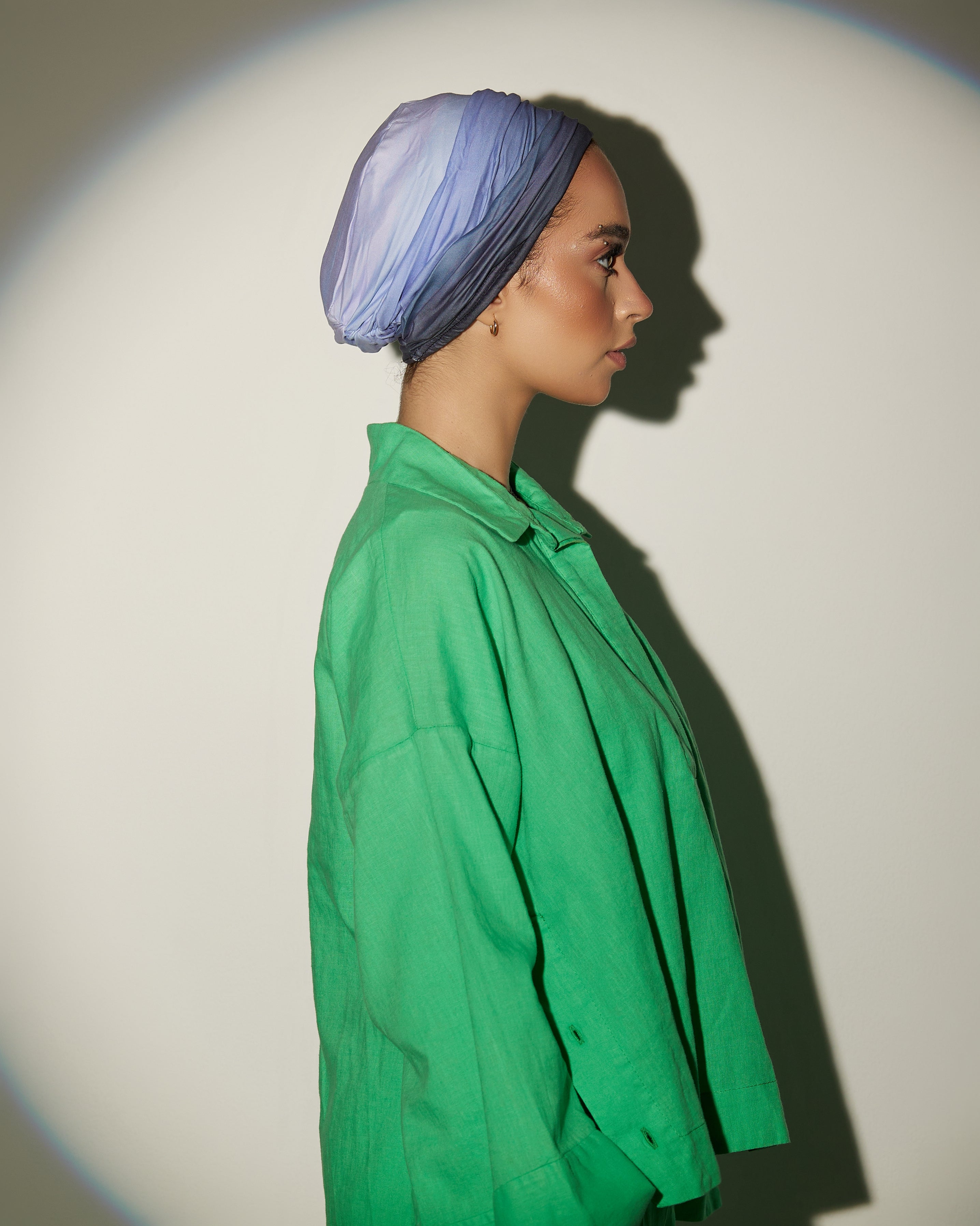 Plisse Ombre Turban