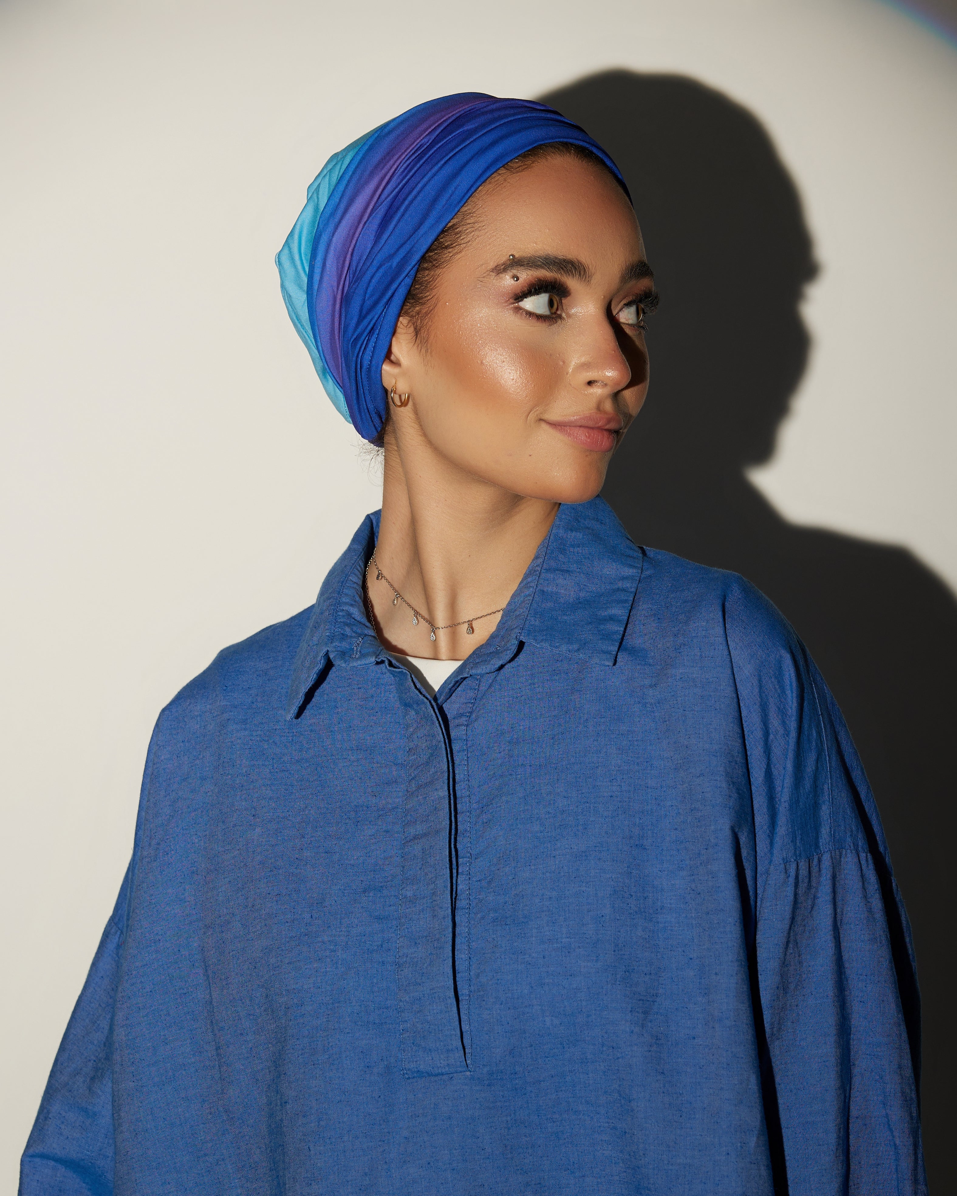 Plisse Ombre Turban
