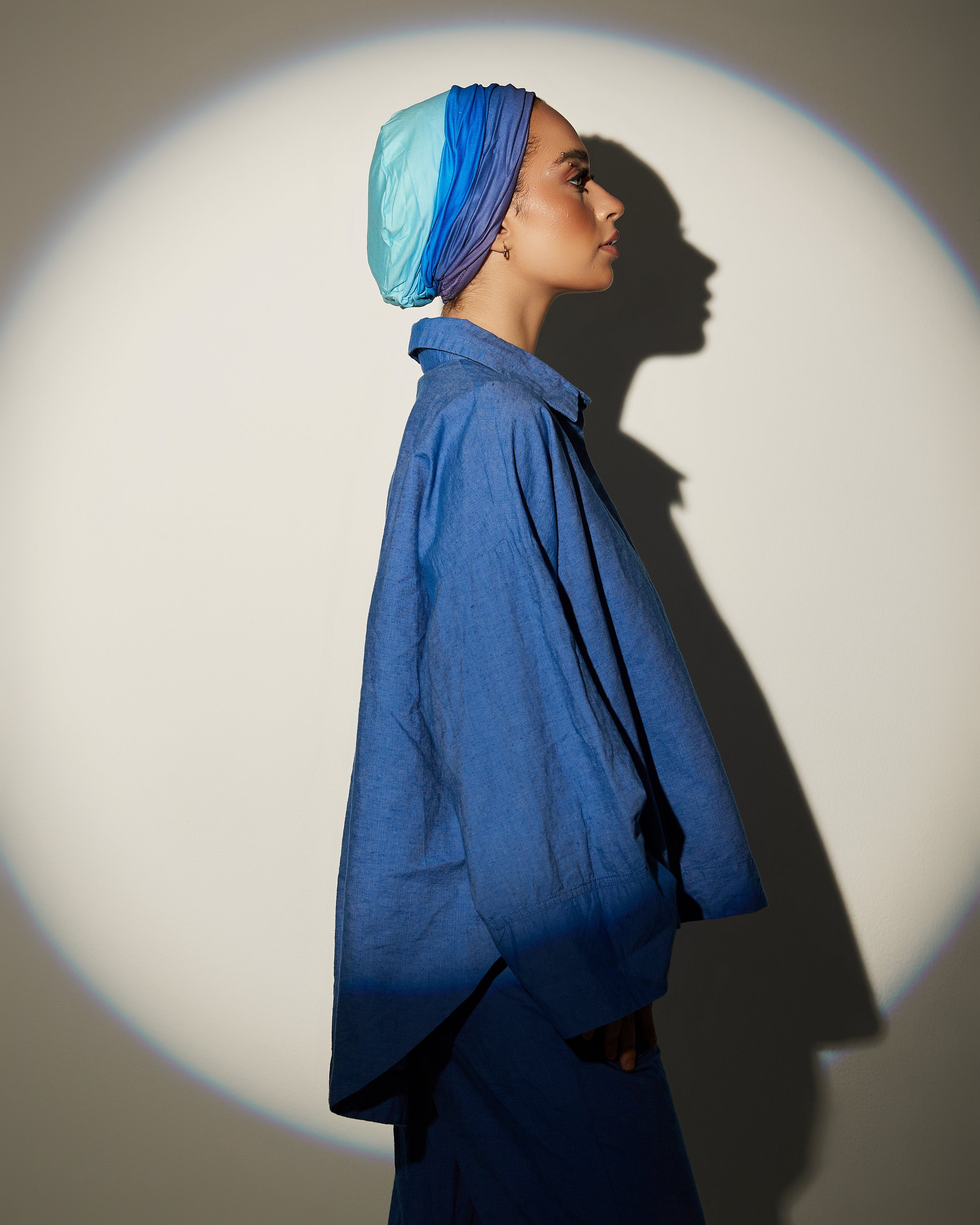 Plisse Ombre Turban