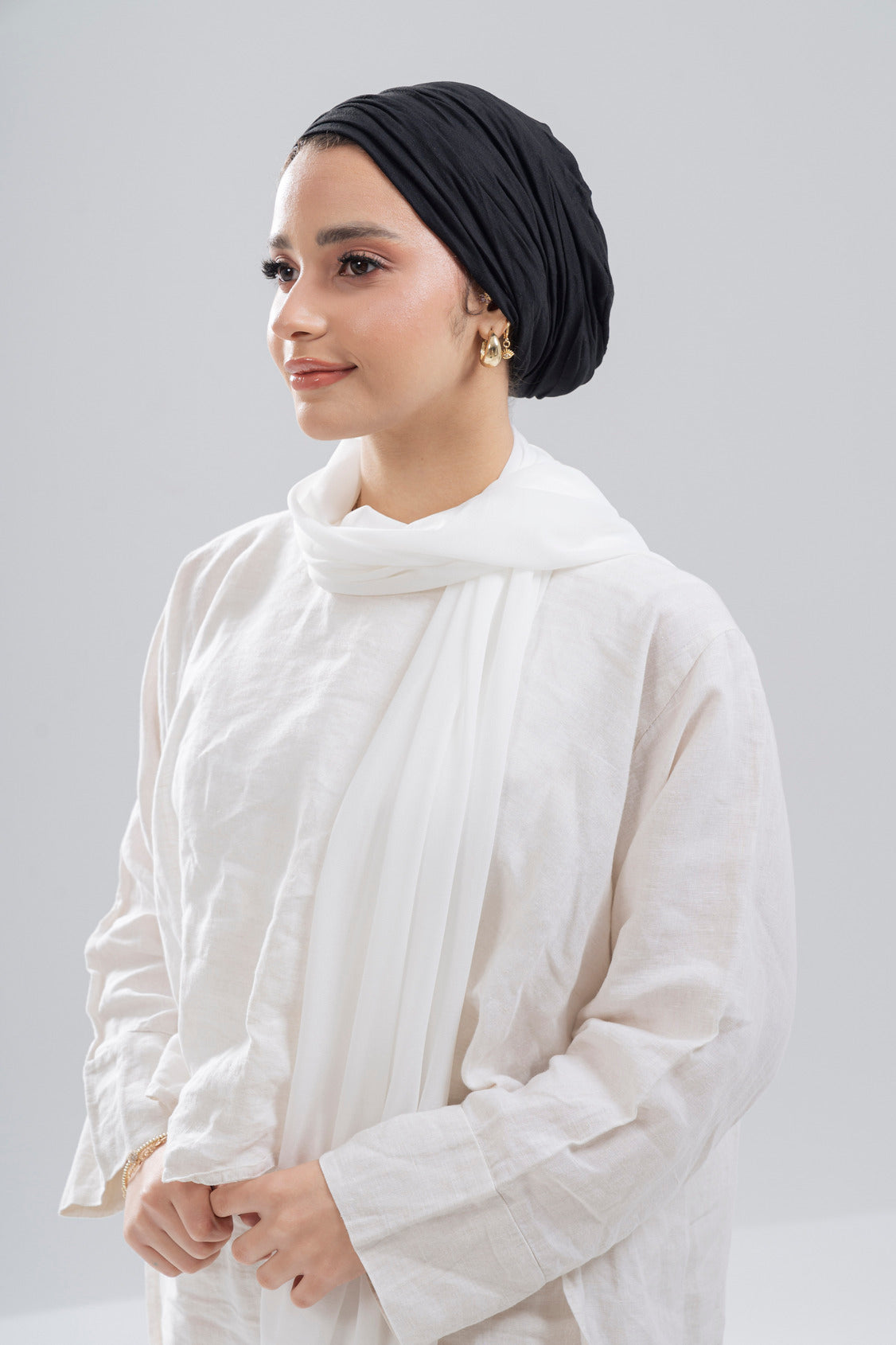 Plisse Plain Turbans