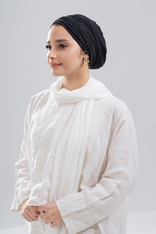 Plisse Plain Turbans