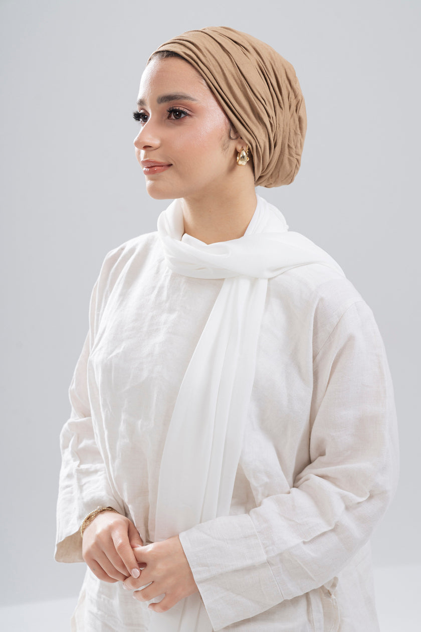 Plisse Plain Turbans