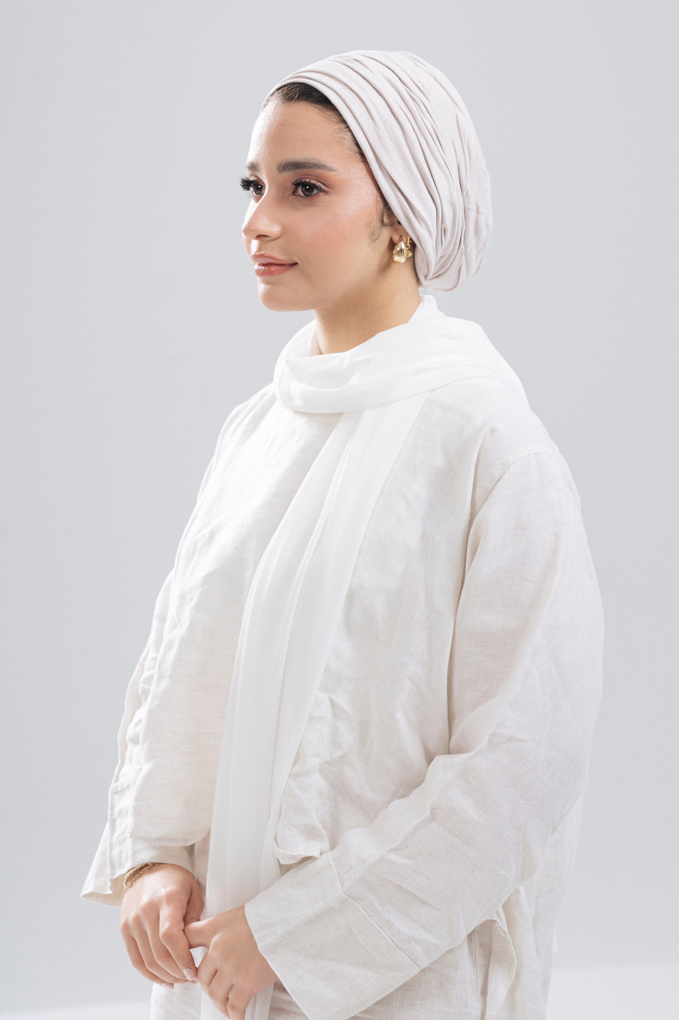 Plisse Plain Turbans