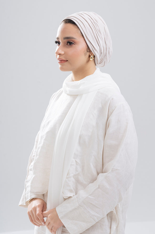 Plisse Plain Turbans