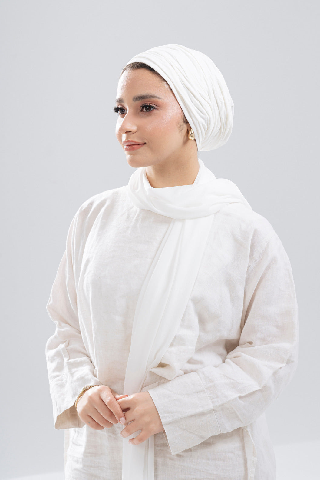 Plisse Plain Turbans
