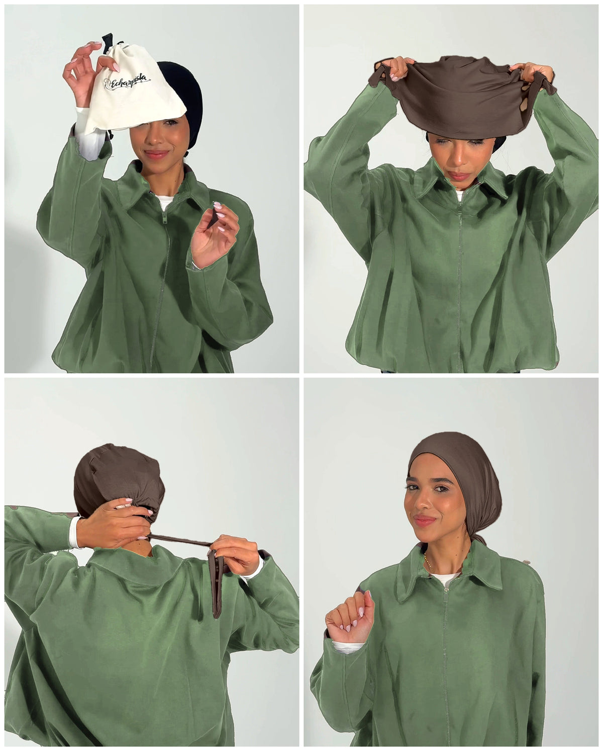 Tie Hijab Cap