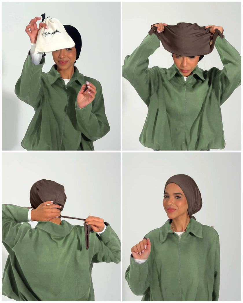 Tie Hijab Cap