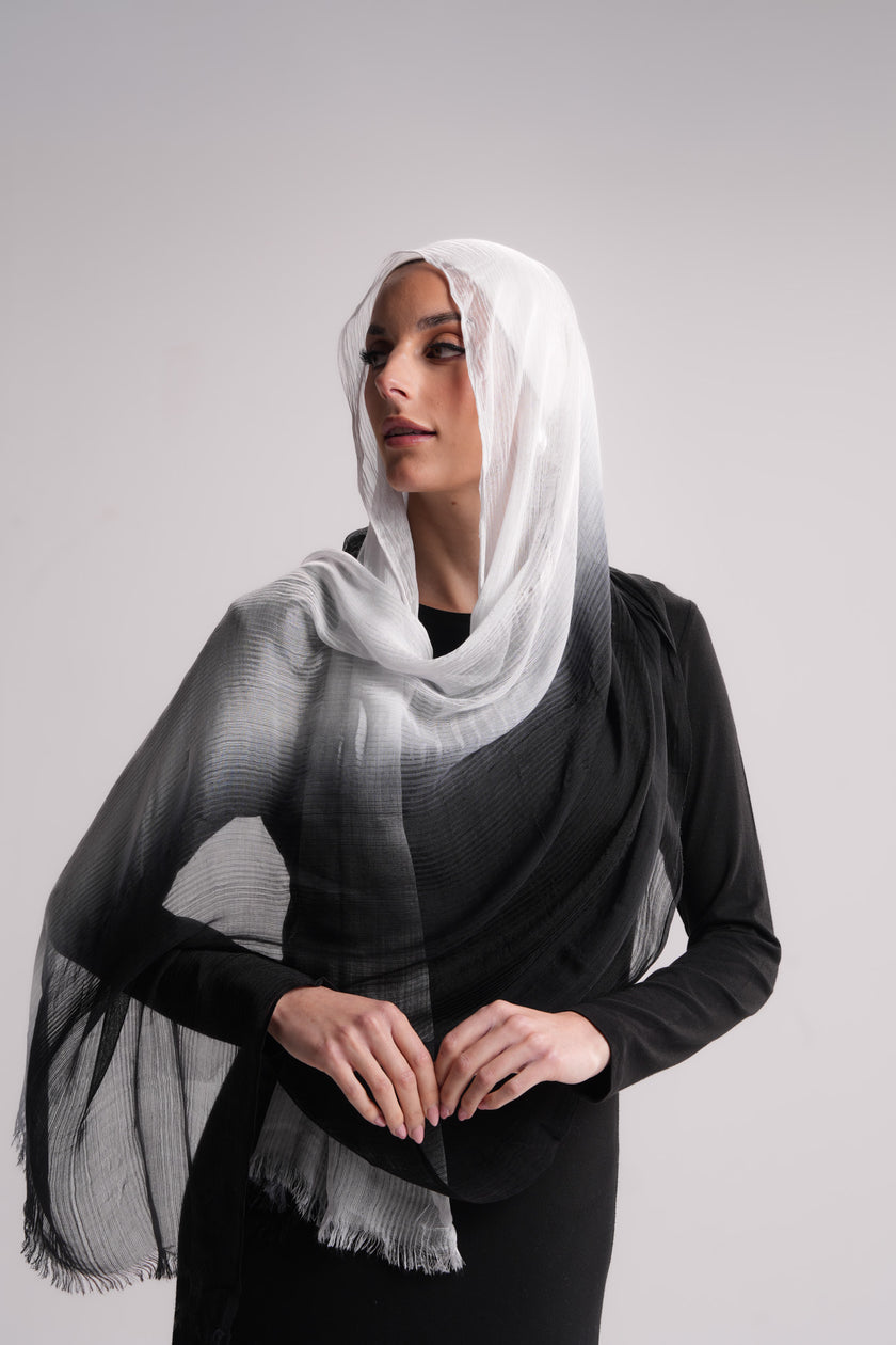 Chiffon Linen Ombre