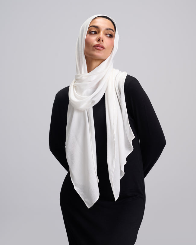 Crinkle Soft Linen Scarf