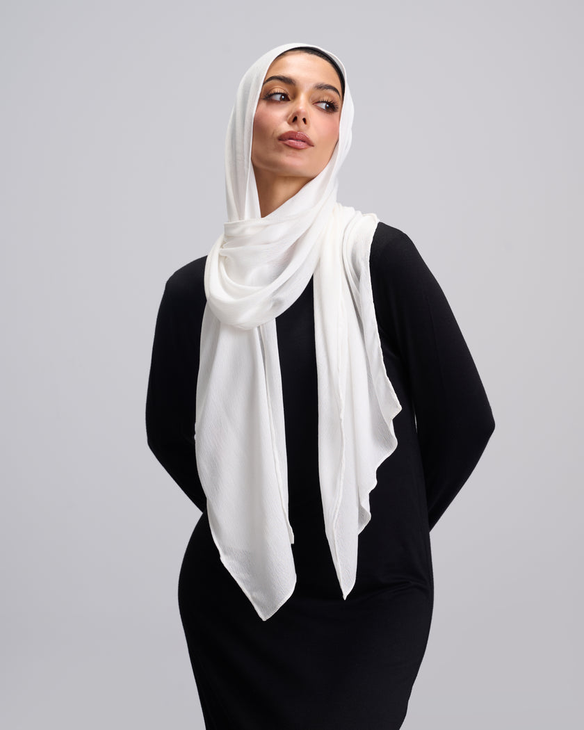 Crinkle Soft Linen Scarf