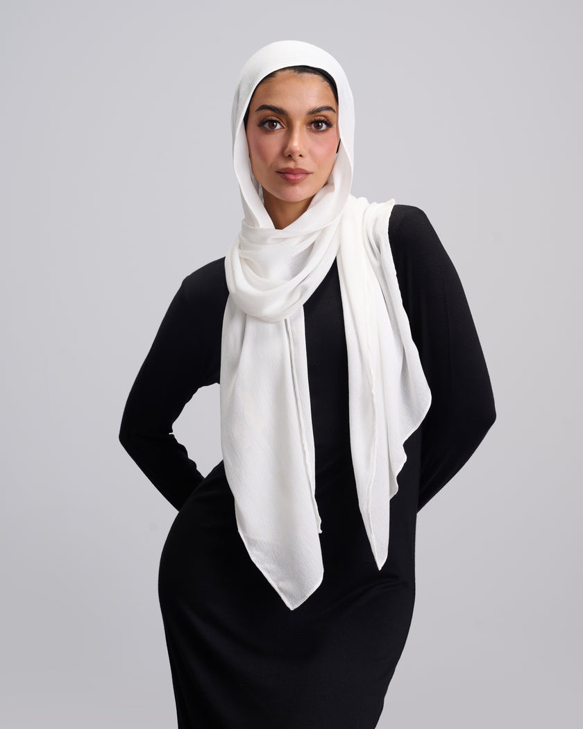 Crinkle Soft Linen Scarf