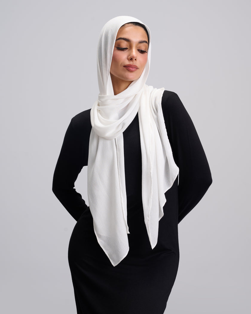 Crinkle Soft Linen Scarf