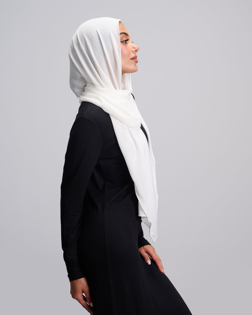 Crinkle Soft Linen Scarf
