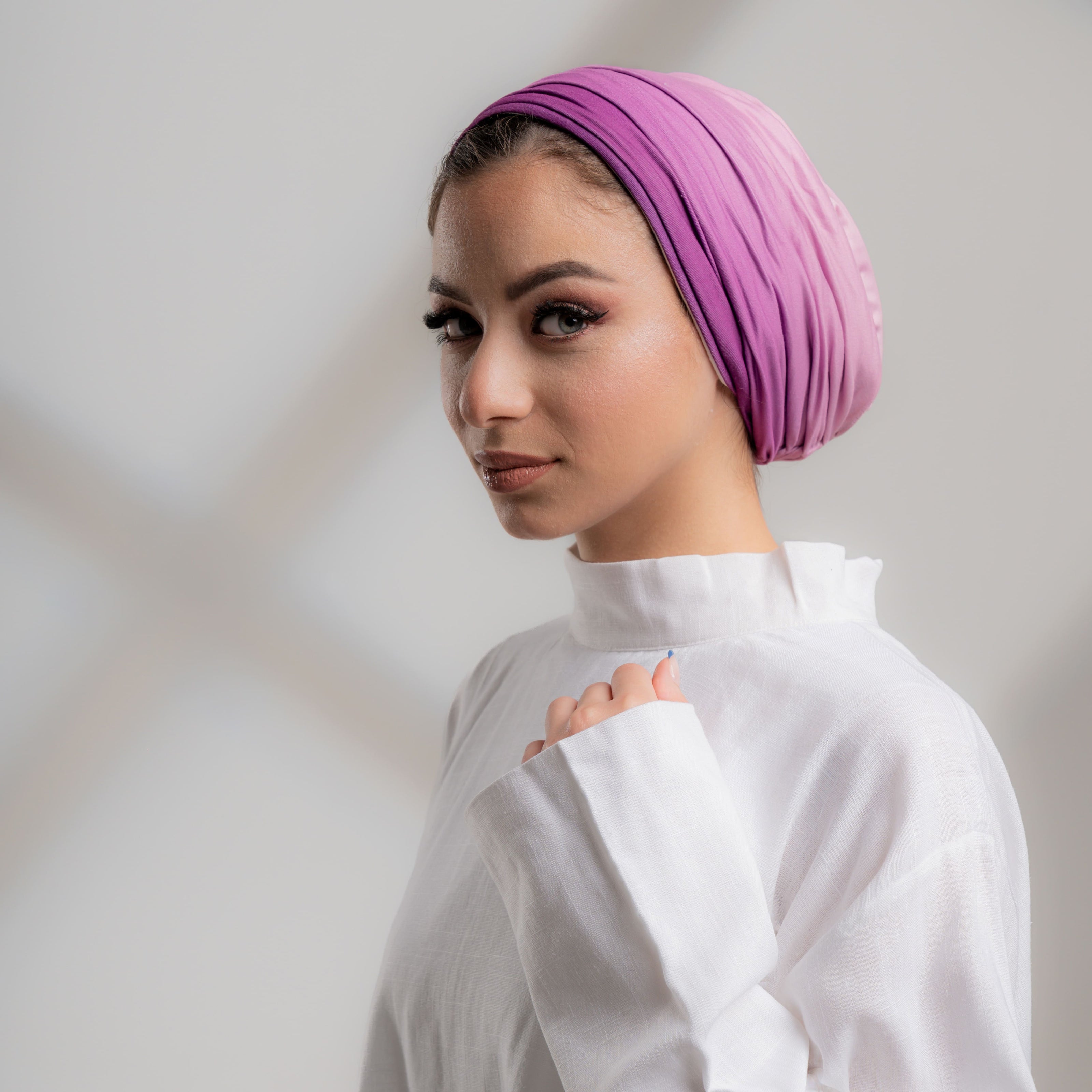 Plisse Ombre Turban