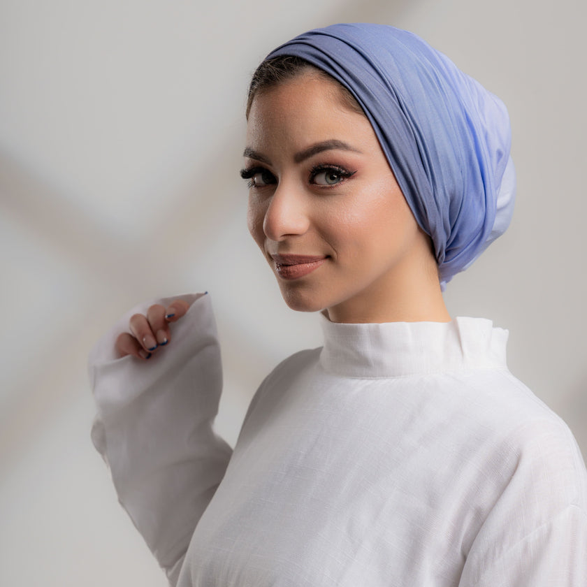 Plisse Ombre Turban