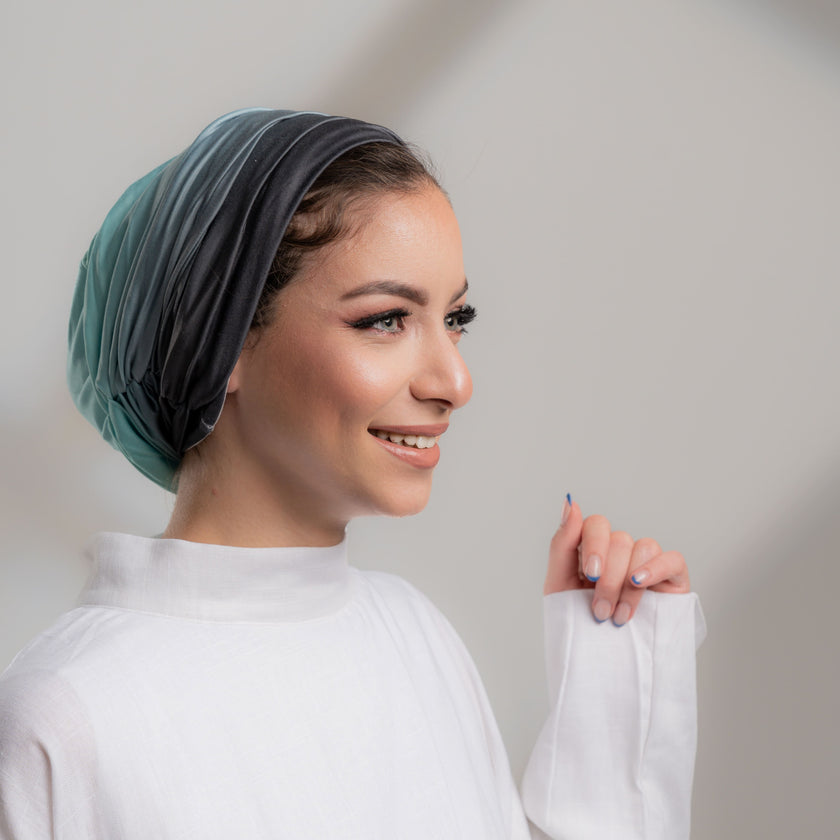 Plisse Ombre Turban