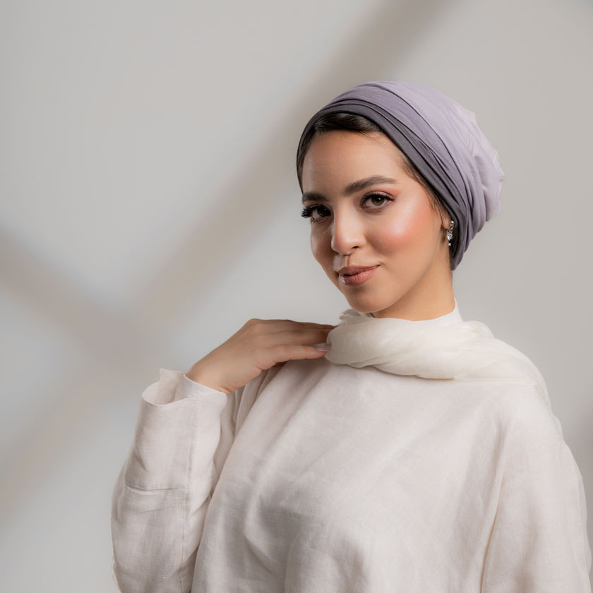 Plisse Ombre Turban