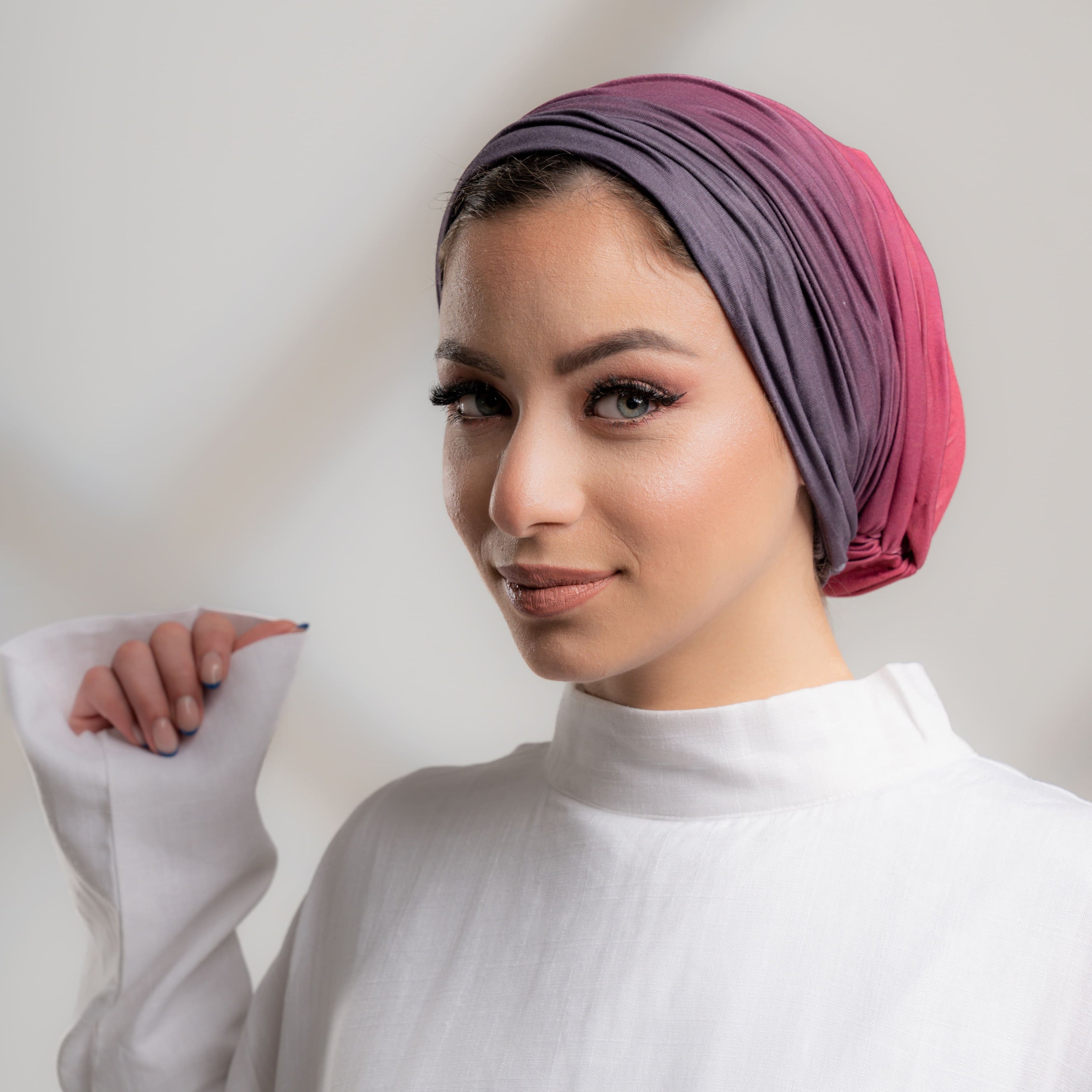 Plisse Ombre Turban