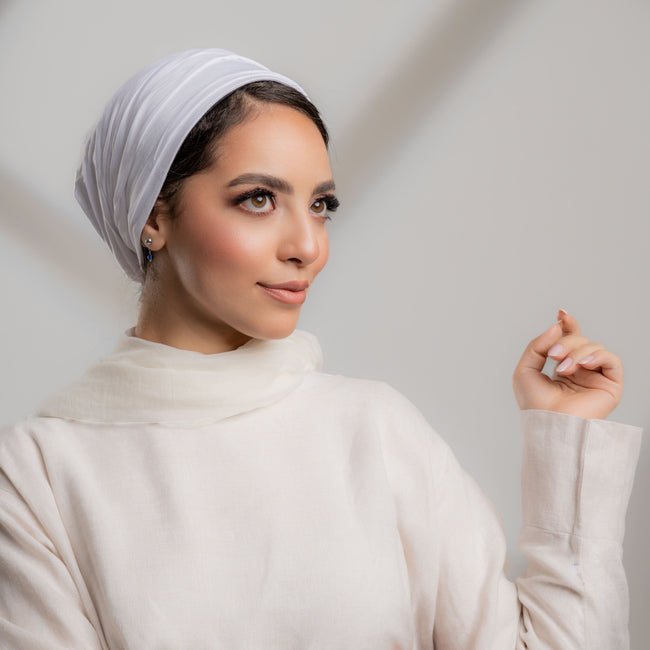 Plisse Plain Turbans