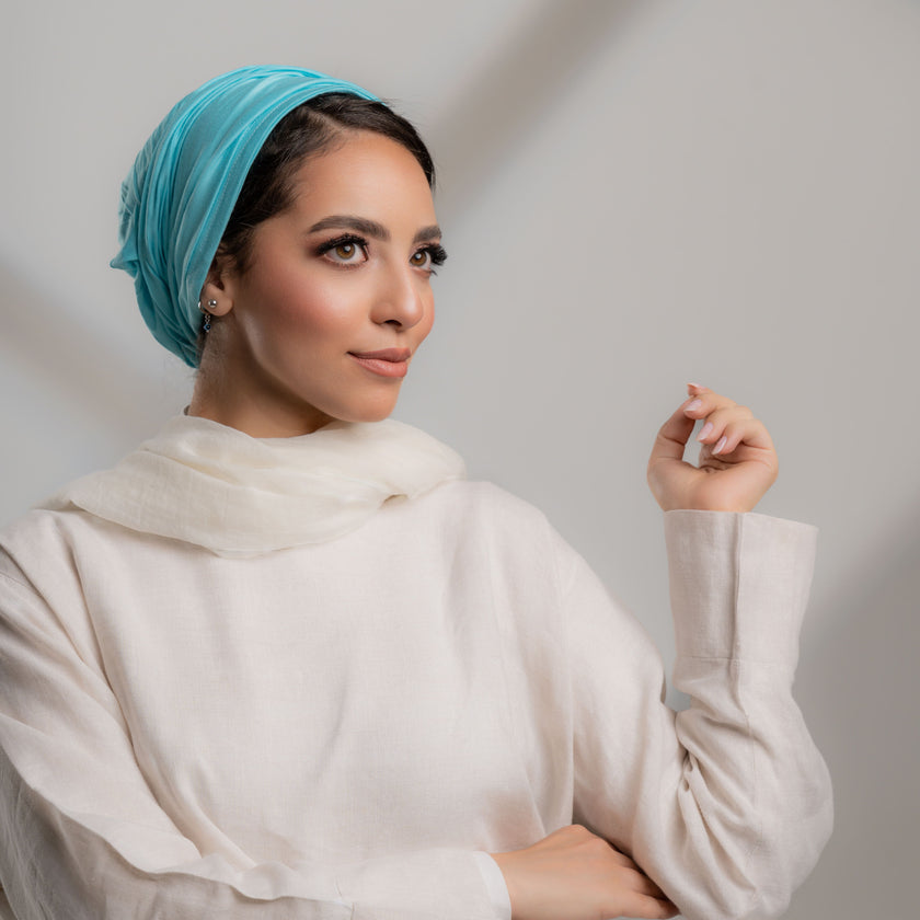 Plisse Plain Turbans