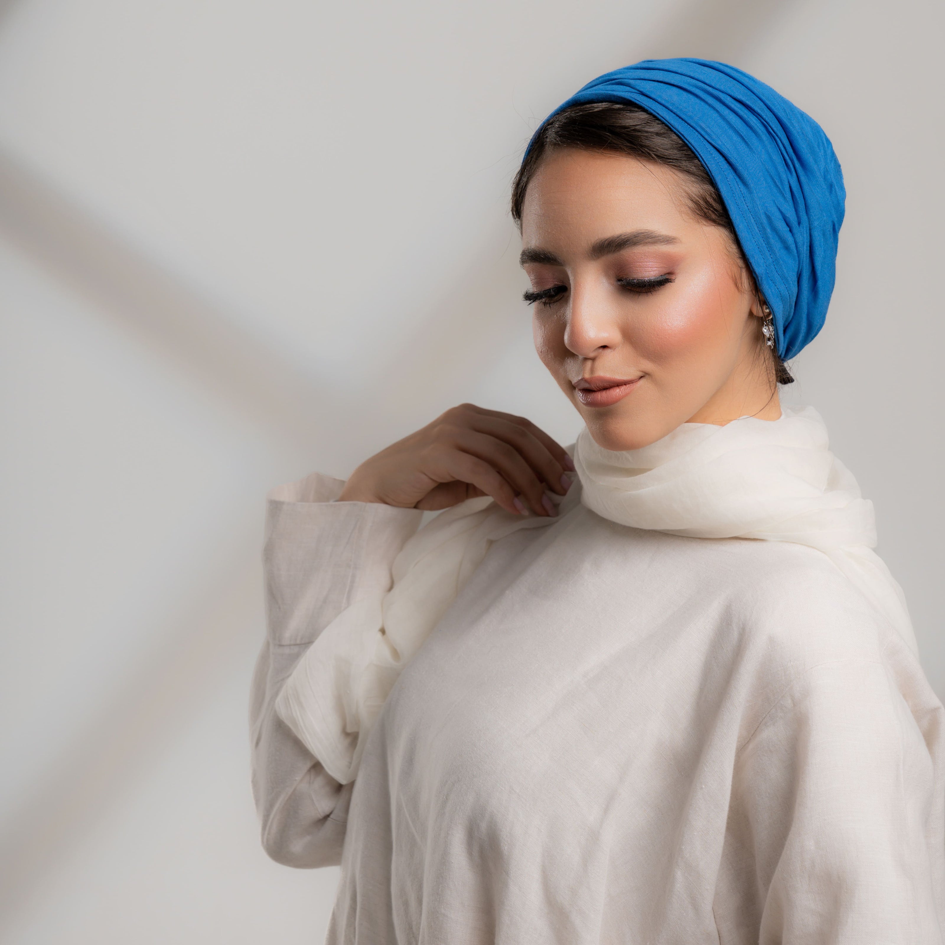 Plisse Plain Turbans
