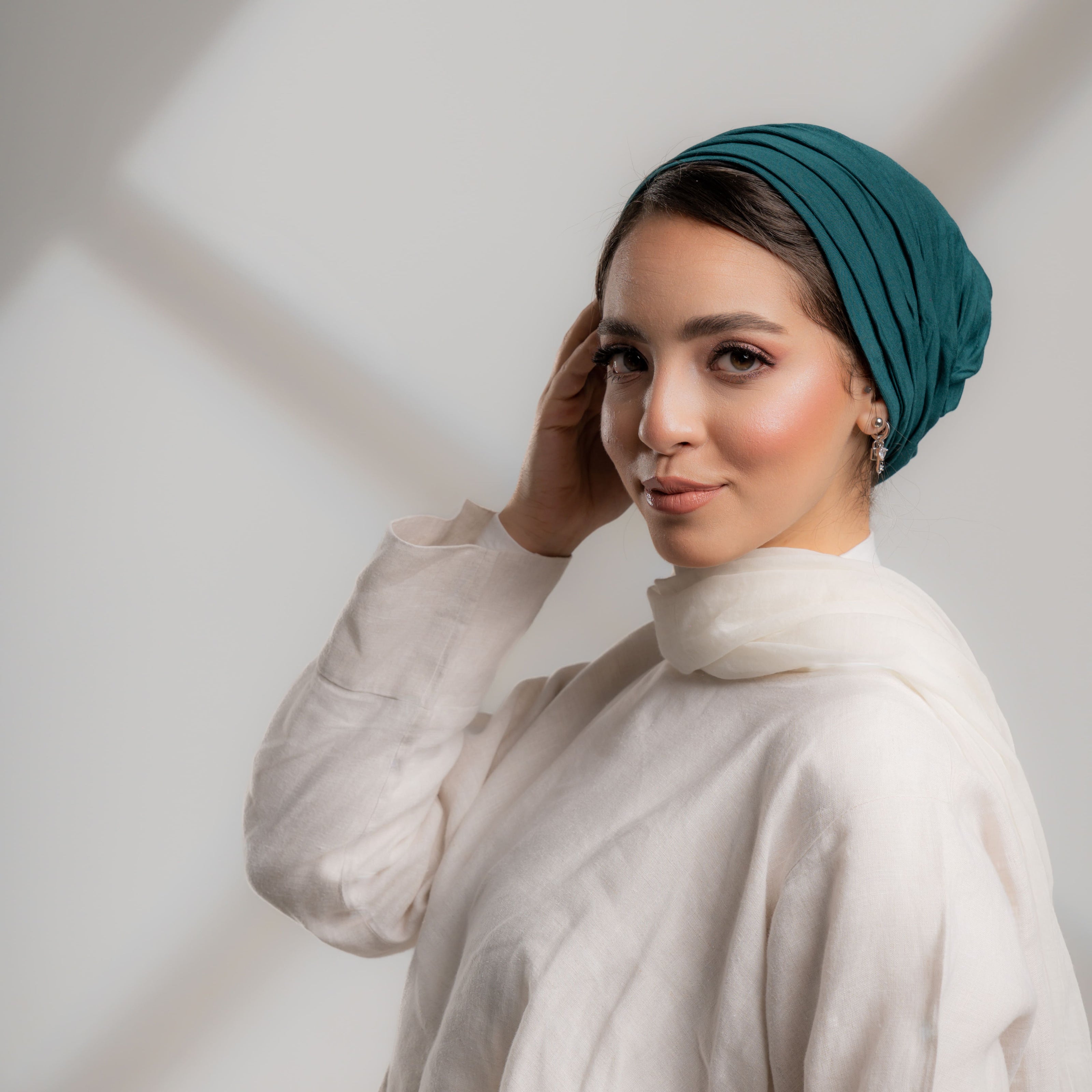 Plisse Plain Turbans