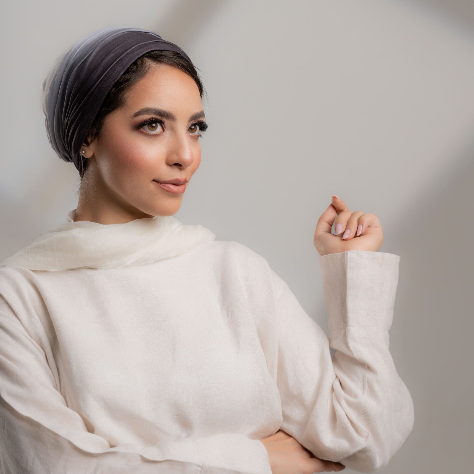 Plisse Ombre Turban