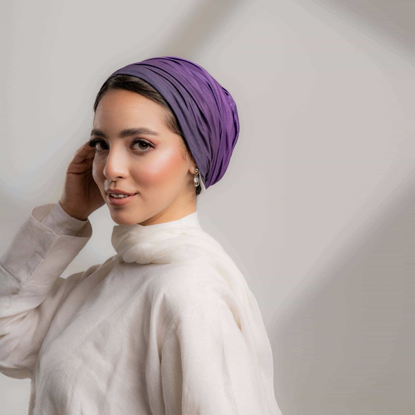 Plisse Ombre Turban