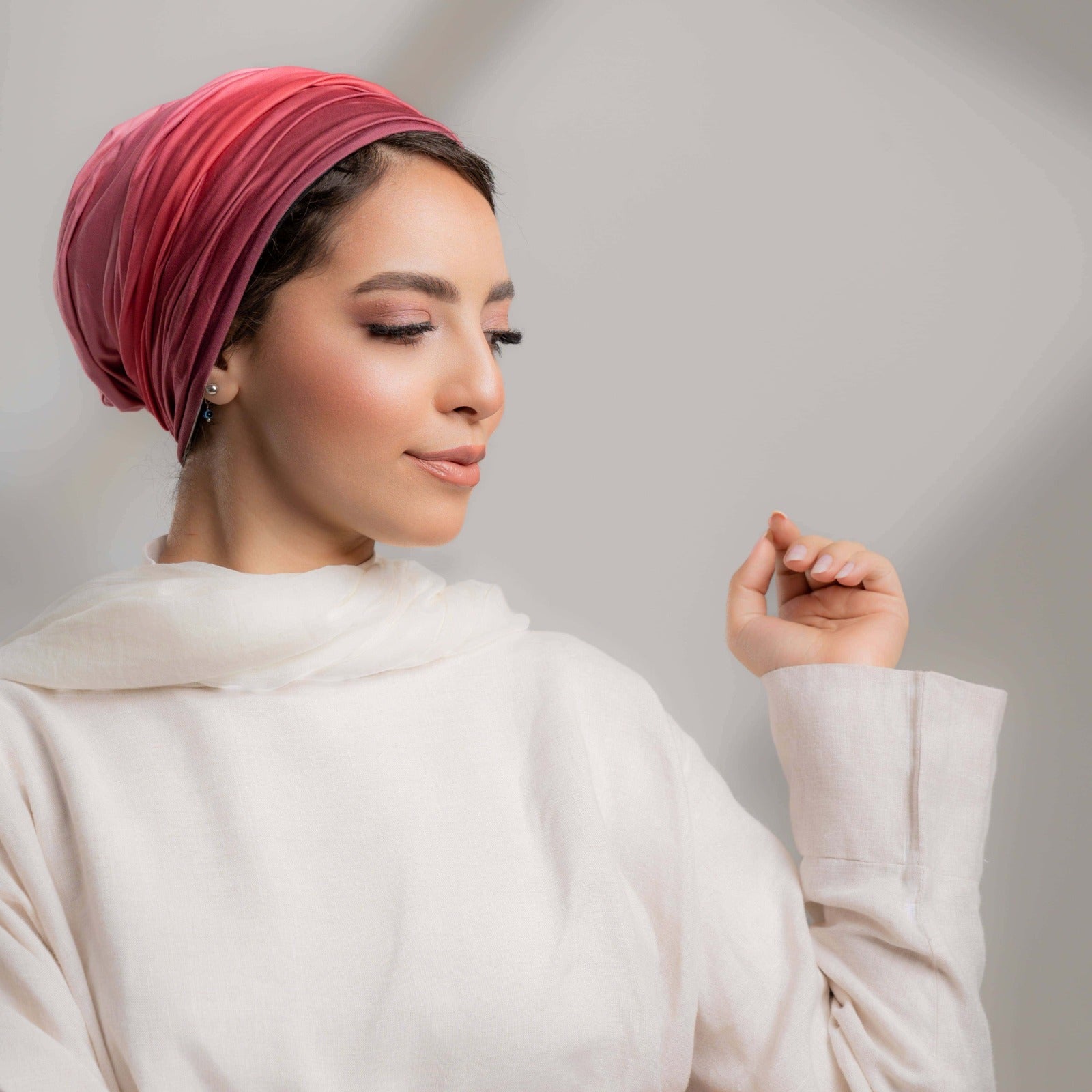 Plisse Ombre Turban