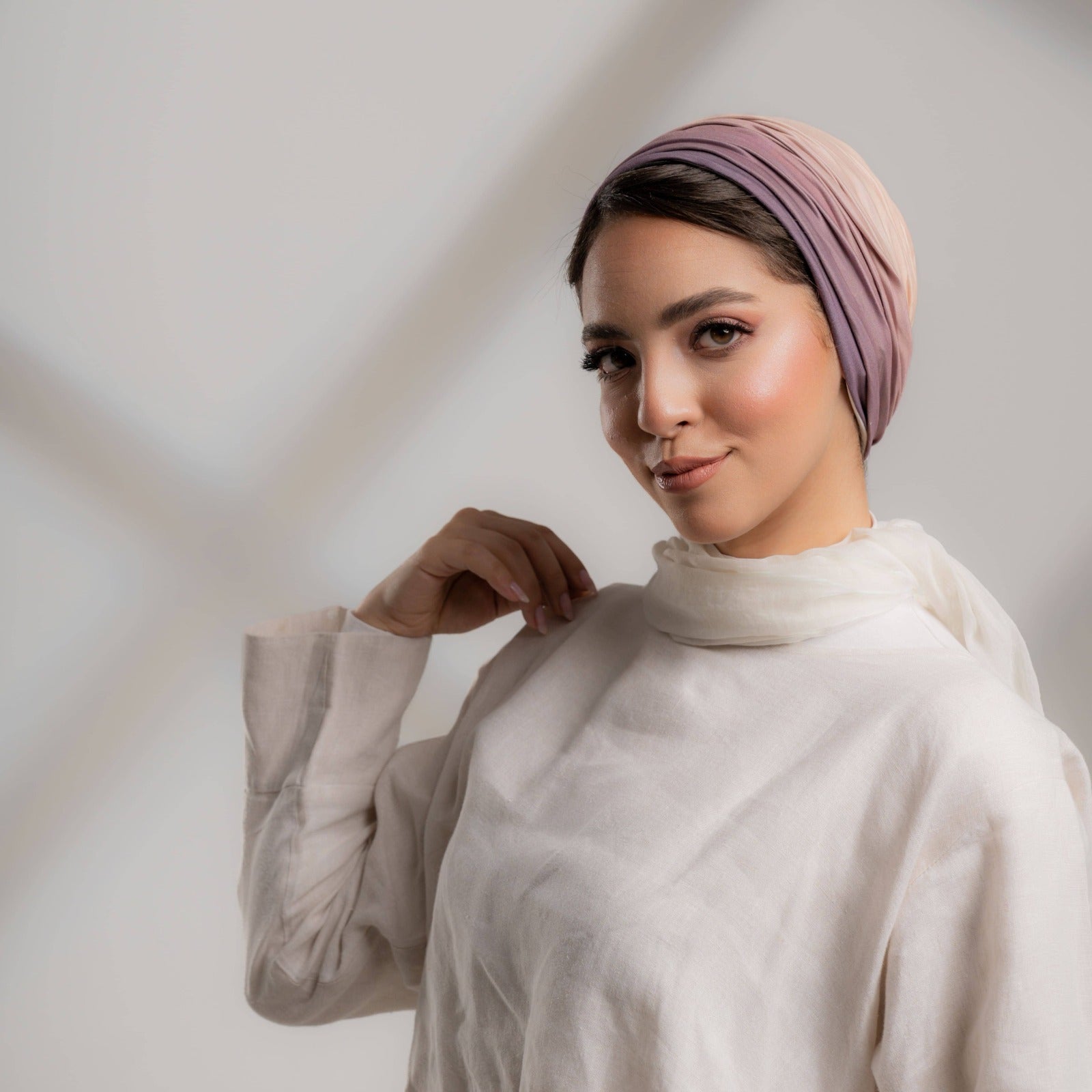 Plisse Ombre Turban