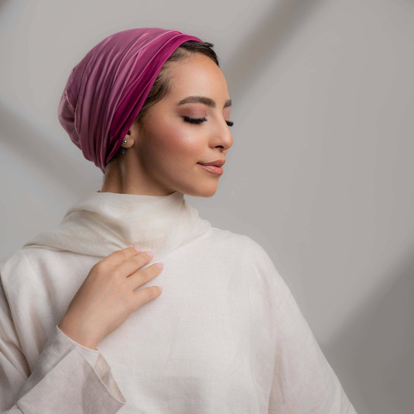 Plisse Ombre Turban