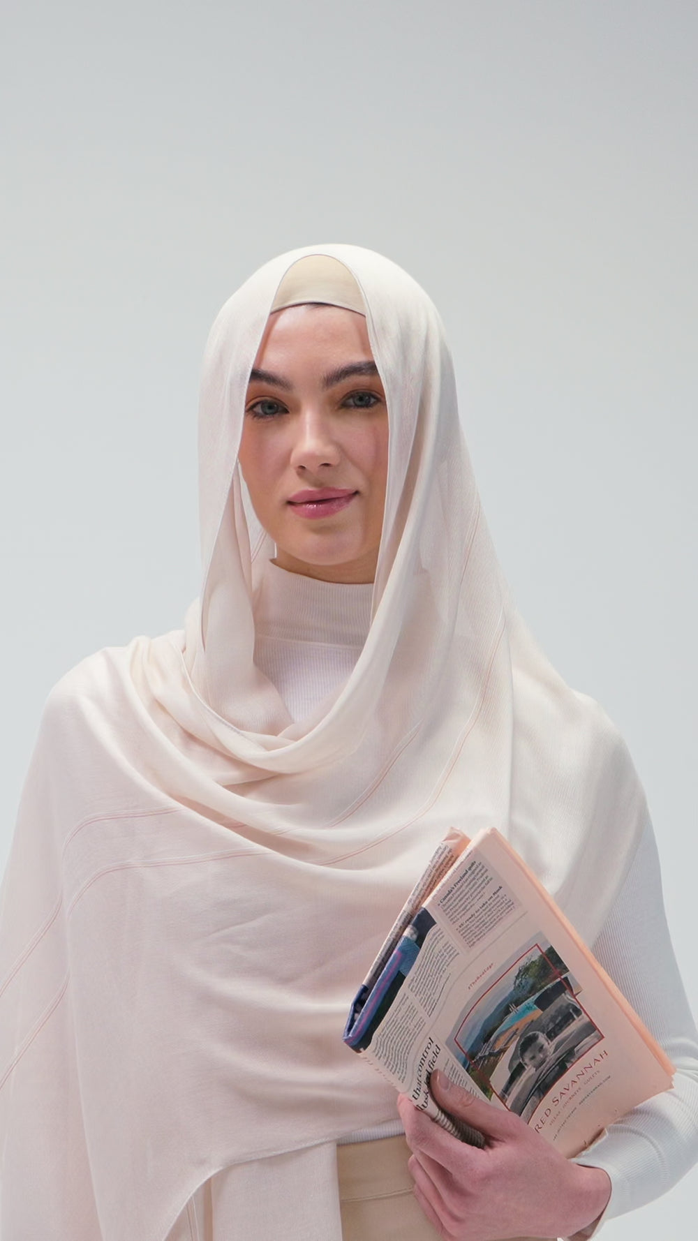 ThreadBeige Bamboo scarf