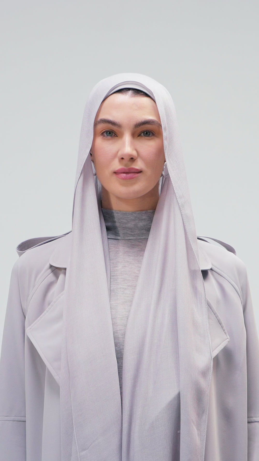 Grey Bamboo Scarf