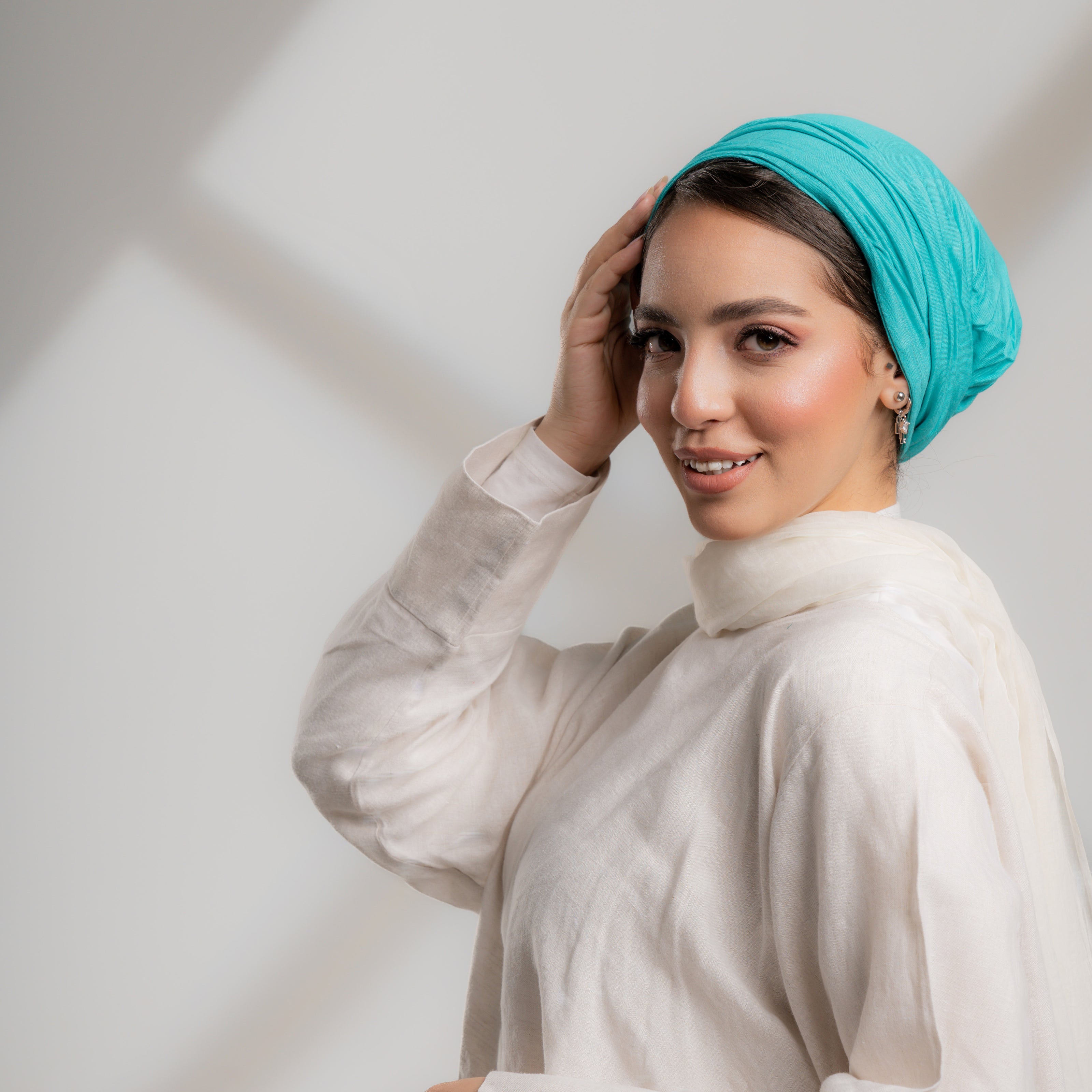 Plisse Plain Turbans