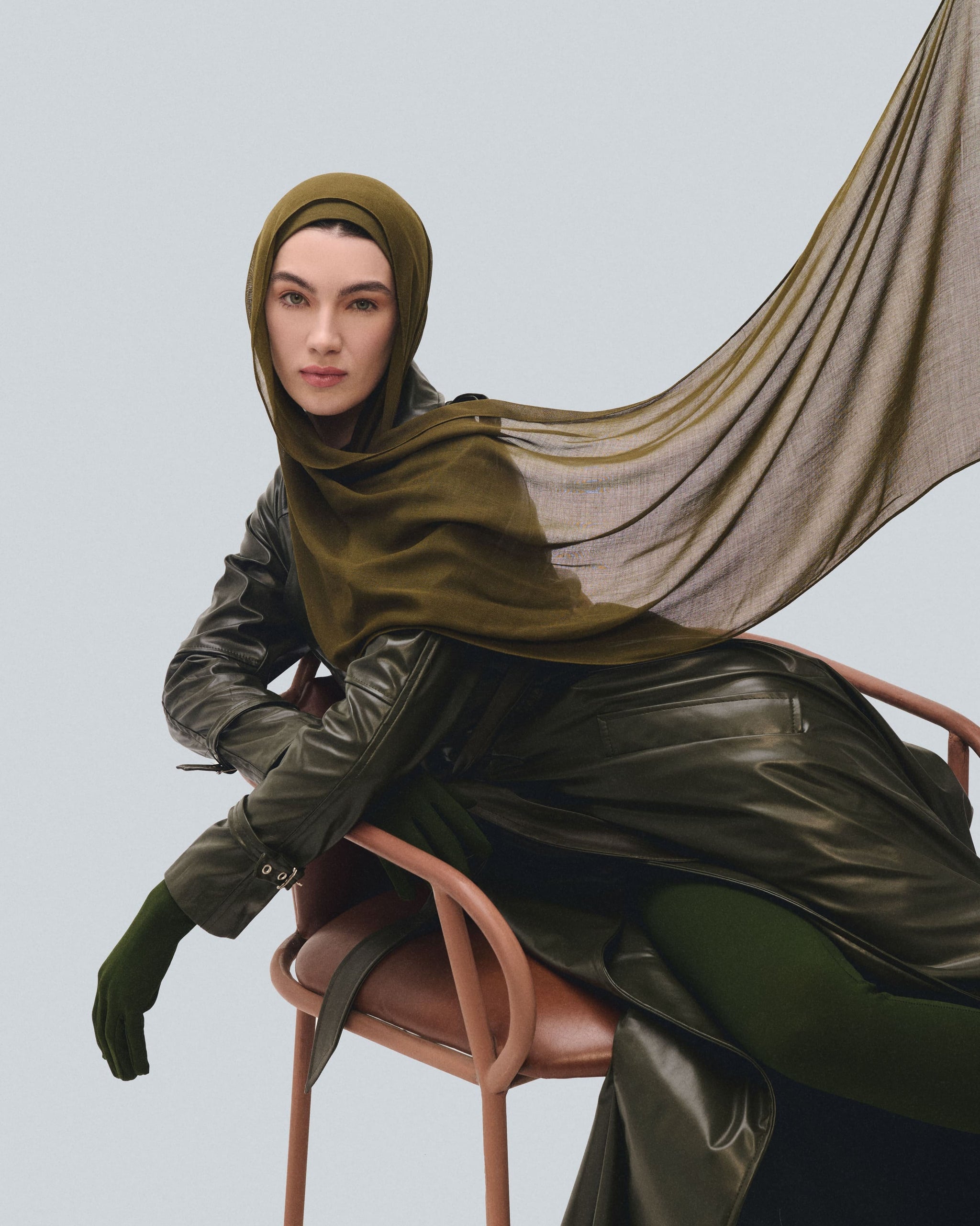 Olive Bamboo Scarf – echarpista