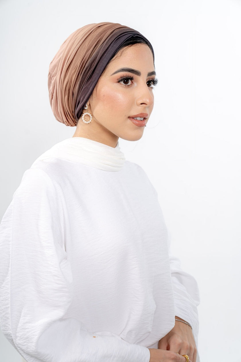 Plisse Ombre Turban