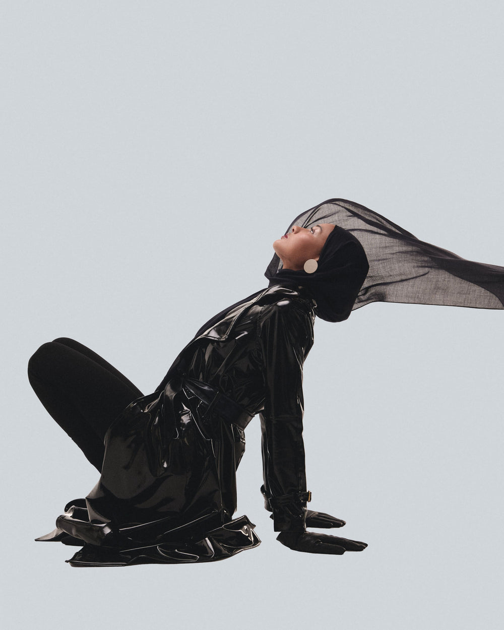 Black Bamboo Scarf