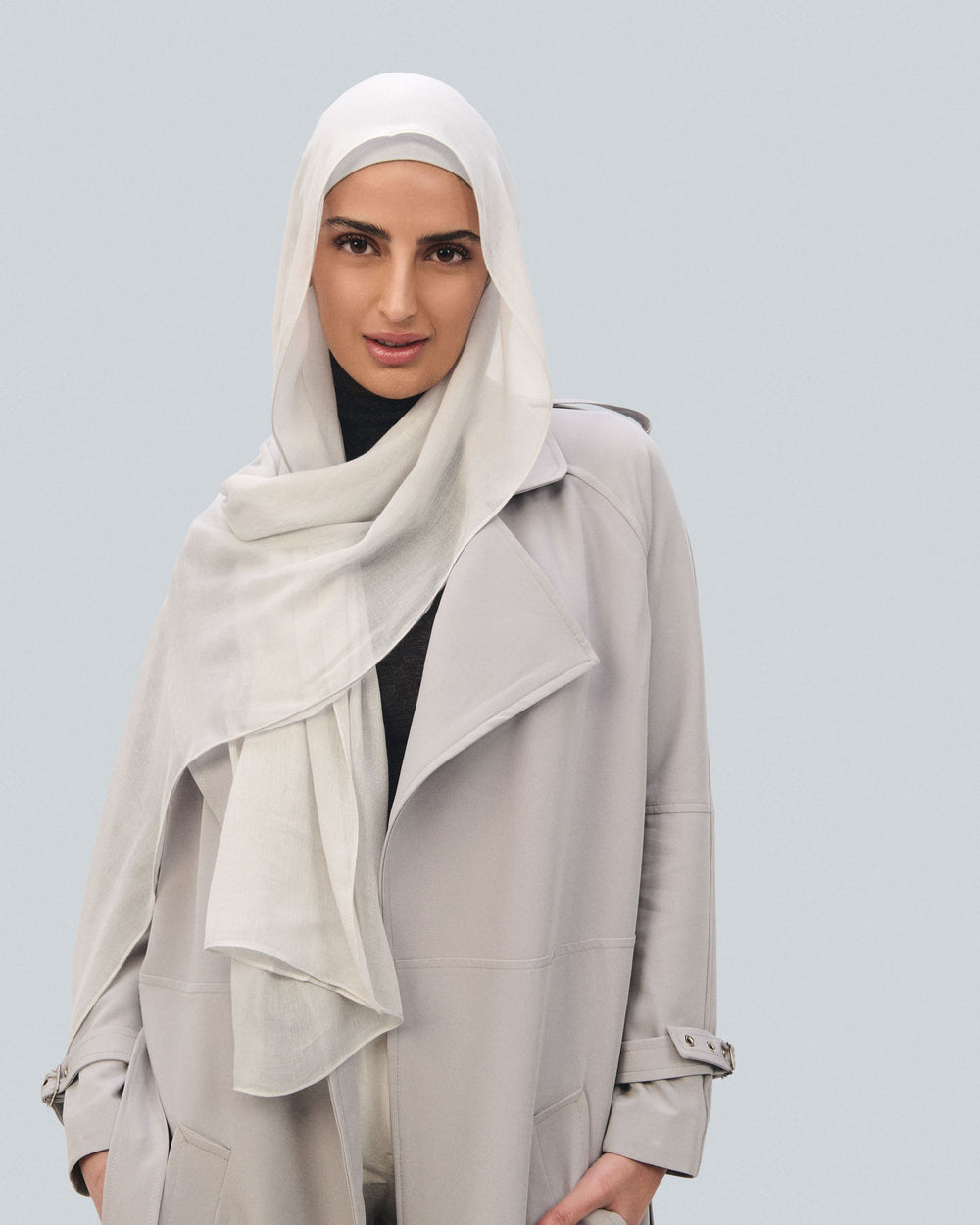LightGrey Bamboo Scarf