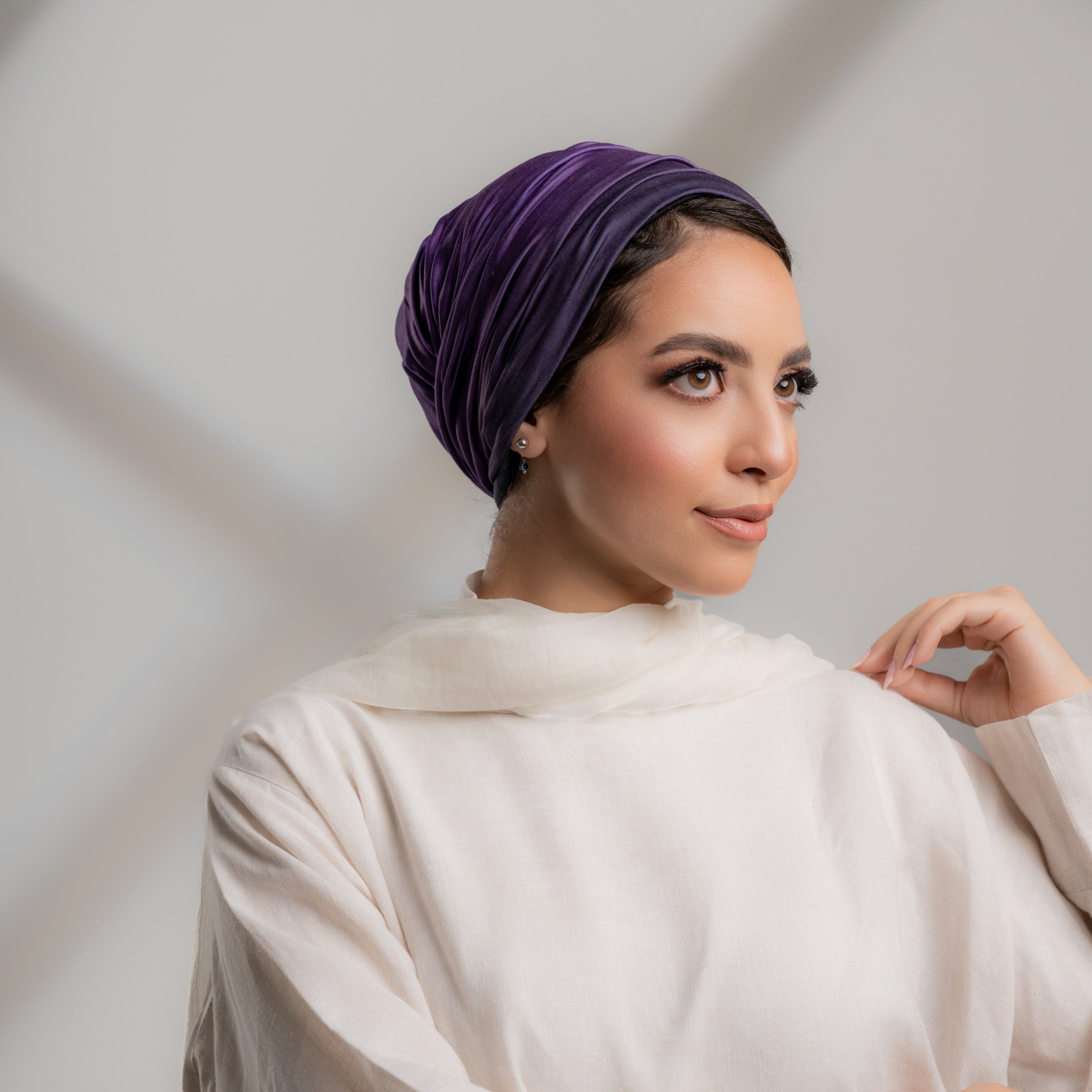 Plisse Ombre Turban
