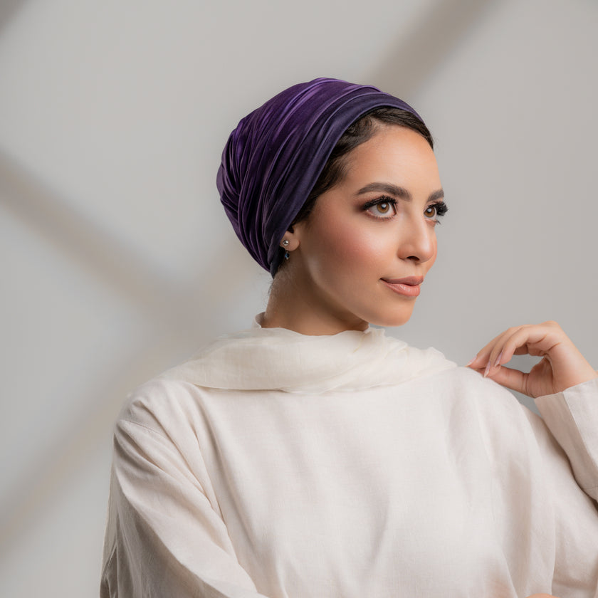 Plisse Ombre Turban