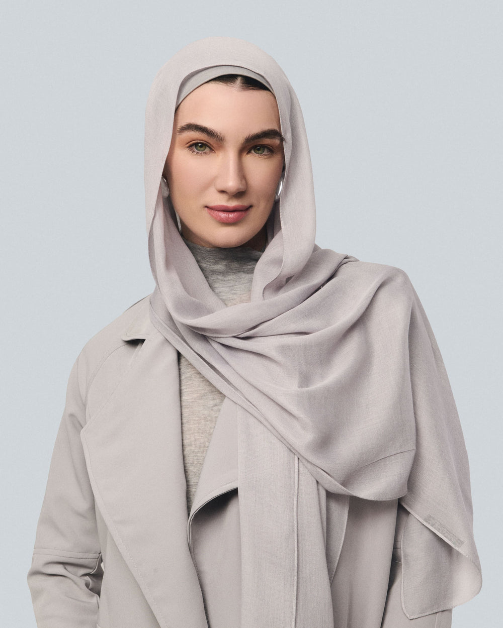 Grey Bamboo Scarf