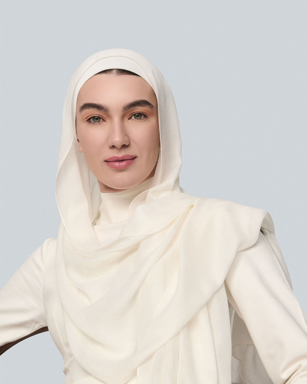 Offwhite Bamboo Scarf