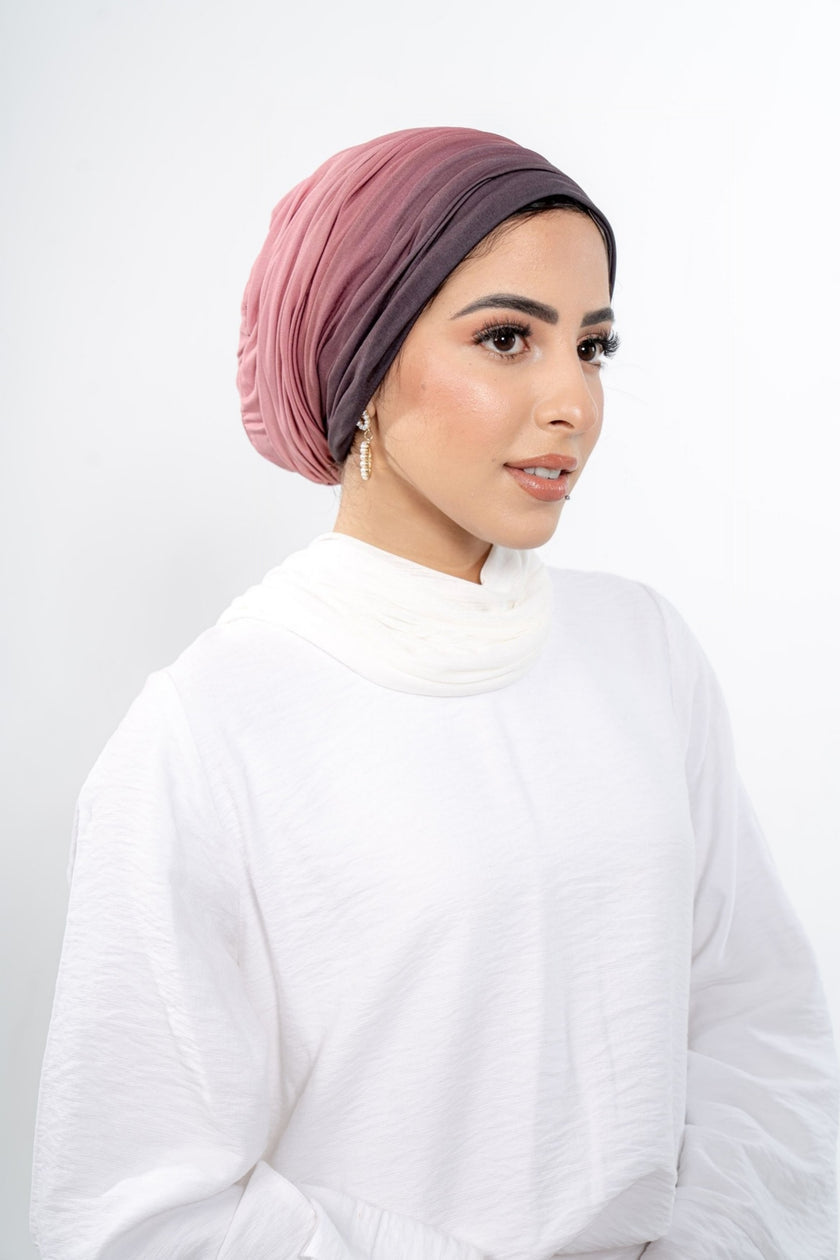 Plisse Ombre Turban