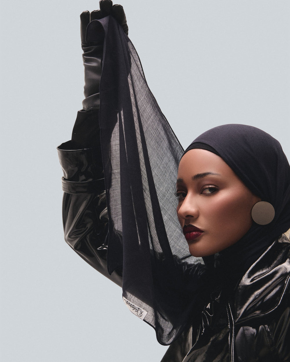 Black Bamboo Scarf