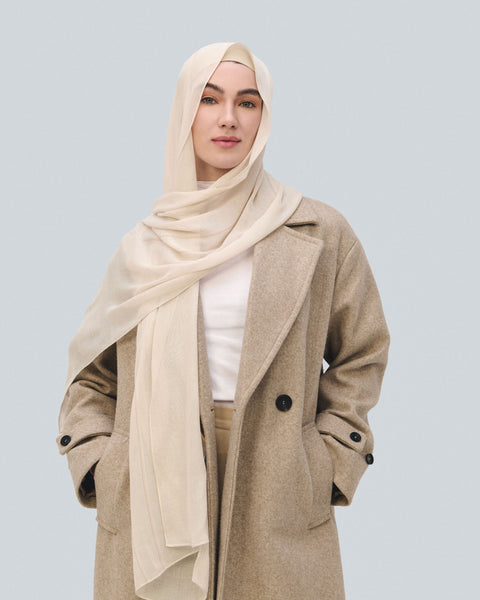 ThreadBeige Bamboo scarf