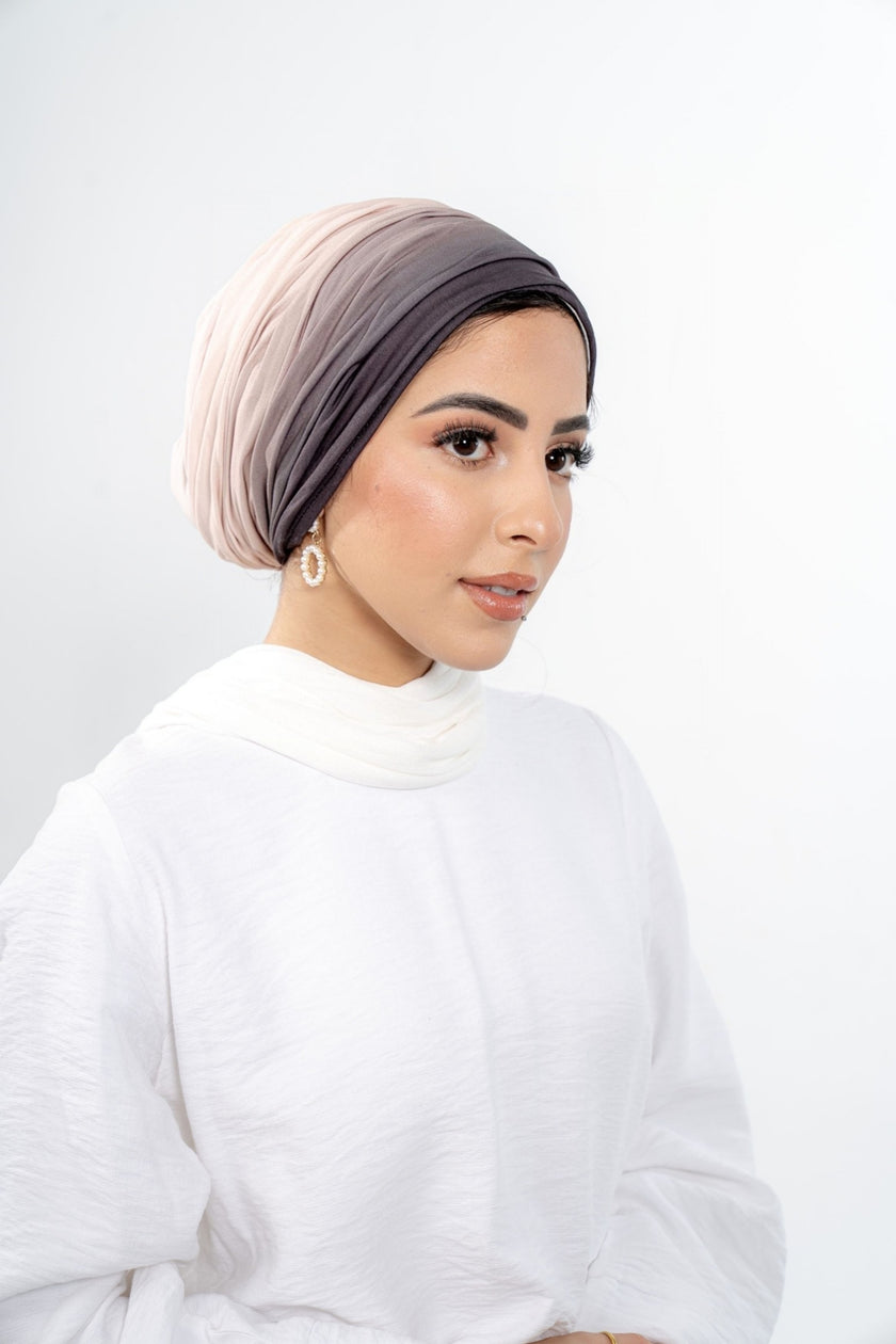 Plisse Ombre Turban