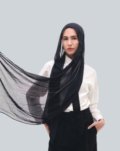 ThreadBlack Bamboo Scarf